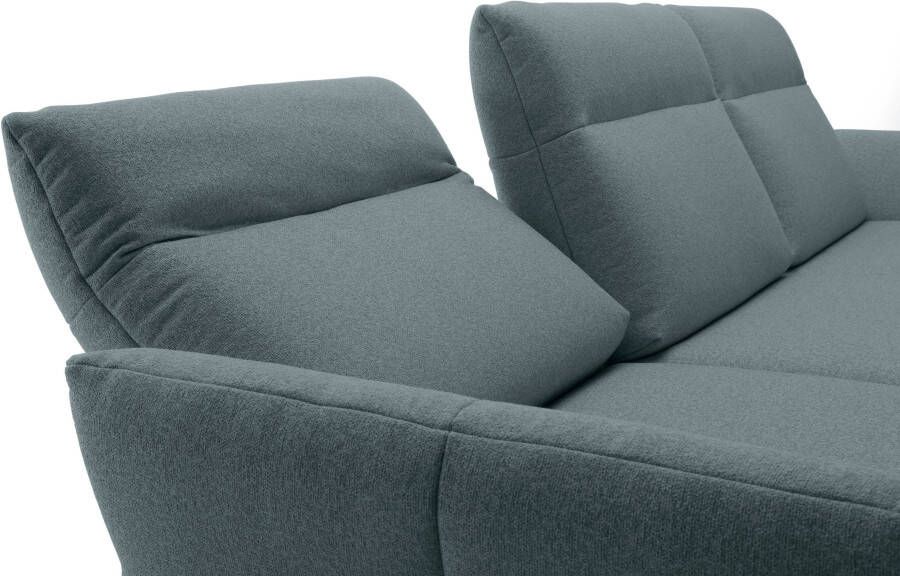 OTTO Creation BY ROLF BENZ Hoekbank Hs.460 Sokkel in eiken onderstel in umbra grijs breedte 318 cm - Foto 5