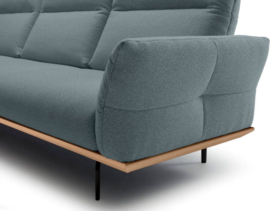 OTTO Creation BY ROLF BENZ Hoekbank Hs.460 Sokkel in eiken onderstel in umbra grijs breedte 318 cm - Foto 2