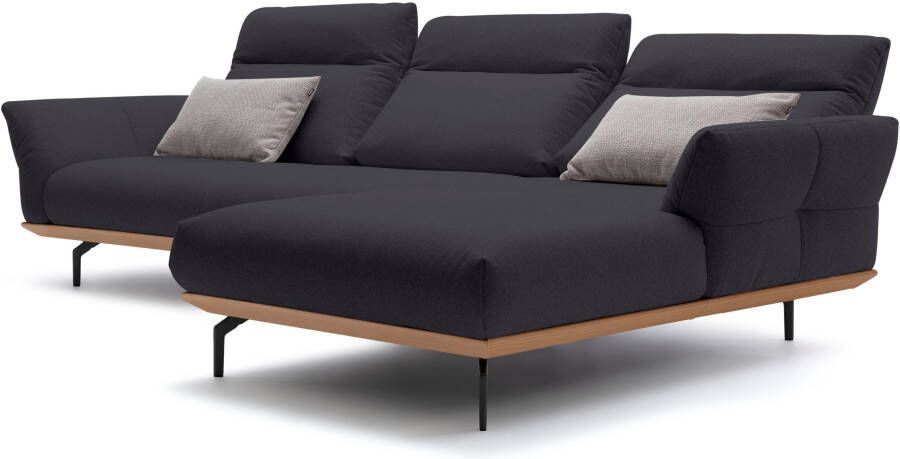 OTTO Creation BY ROLF BENZ Hoekbank Hs.460 Sokkel in eiken onderstel in umbra grijs breedte 318 cm - Foto 7