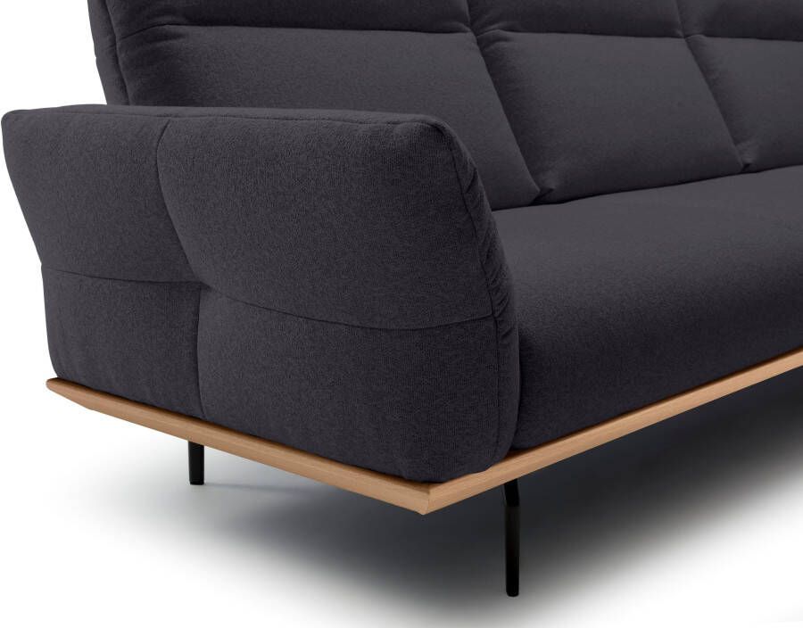 OTTO Creation BY ROLF BENZ Hoekbank Hs.460 Sokkel in eiken onderstel in umbra grijs breedte 318 cm - Foto 2