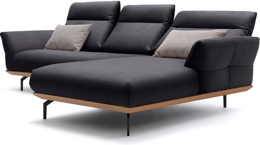 OTTO Creation BY ROLF BENZ Hoekbank Hs.460 Sokkel in eiken gegoten aluminium poten in umbra grijs breedte 298 cm - Foto 7