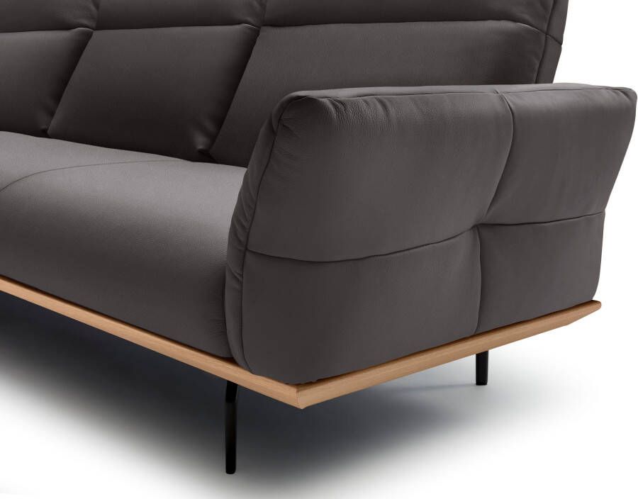 OTTO Creation BY ROLF BENZ Hoekbank Hs.460 Sokkel in eiken onderstel in umbra grijs breedte 338 cm - Foto 2