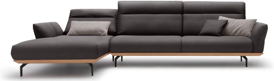 OTTO Creation BY ROLF BENZ Hoekbank Hs.460 Sokkel in eiken onderstel in umbra grijs breedte 338 cm - Foto 13