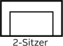 INOSIGN 2-zitsbank Beatrice incl. 2 grote sierkussen - Thumbnail 4