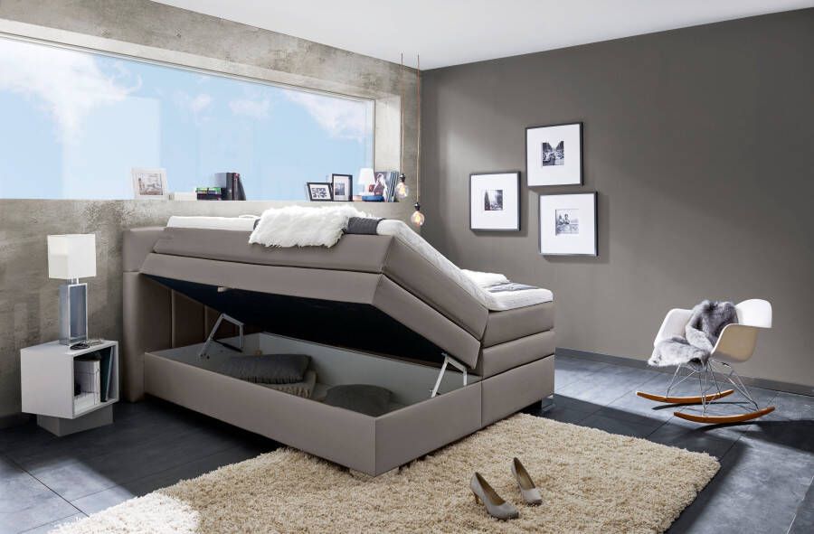 INOSIGN Boxspring Airdrie inclusief bedkist en topper - Foto 6