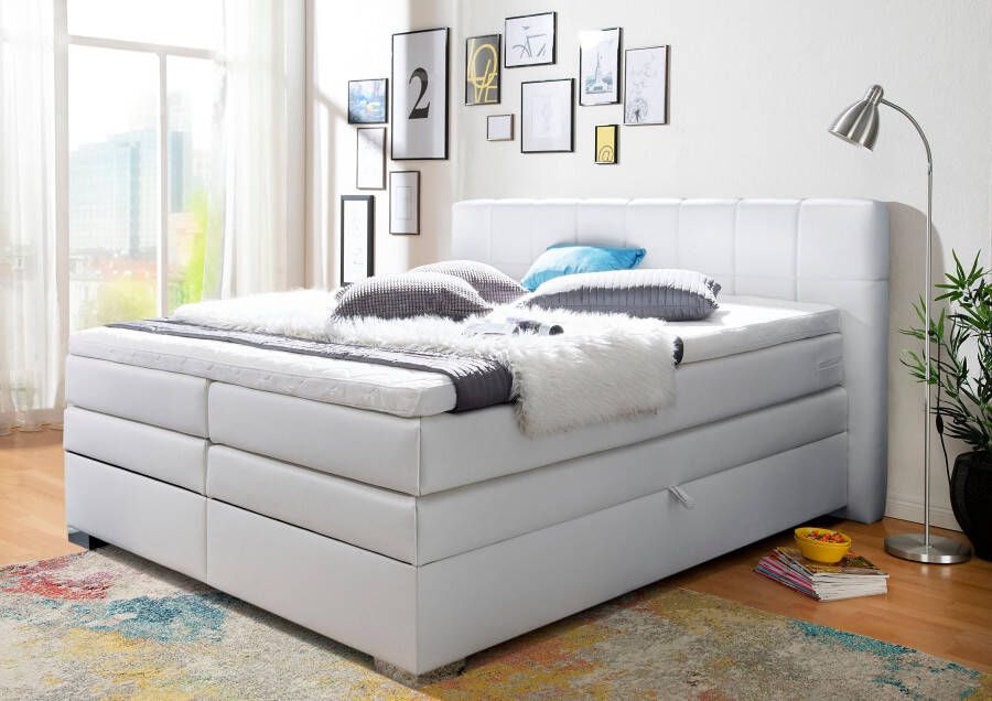 INOSIGN Boxspring Airdrie inclusief bedkist en topper - Foto 14