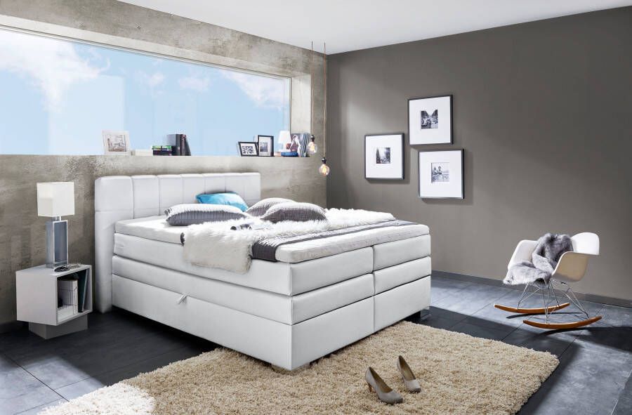 INOSIGN Boxspring Airdrie inclusief bedkist en topper - Foto 6