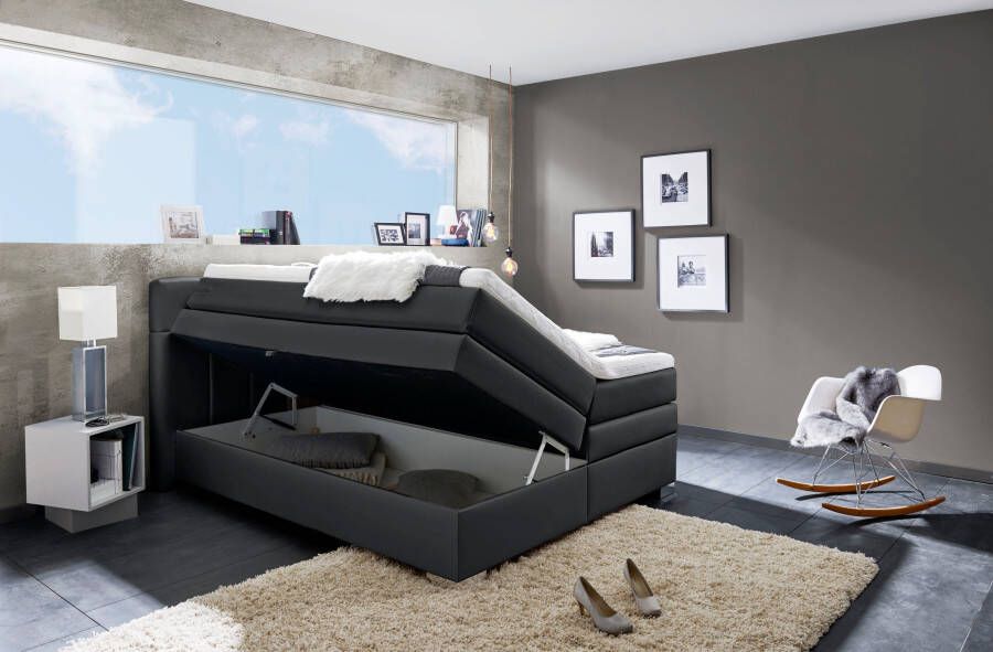 INOSIGN Boxspring Airdrie inclusief bedkist en topper - Foto 6