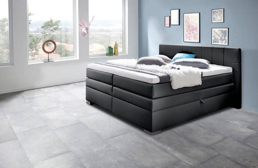 INOSIGN Boxspring Airdrie inclusief bedkist en topper - Foto 8
