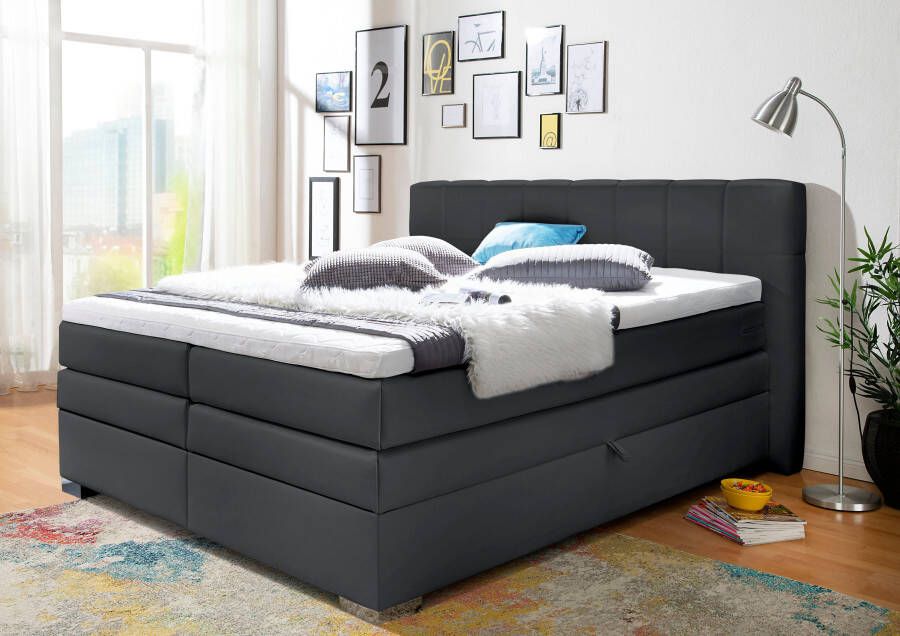 INOSIGN Boxspring Airdrie inclusief bedkist en topper - Foto 5