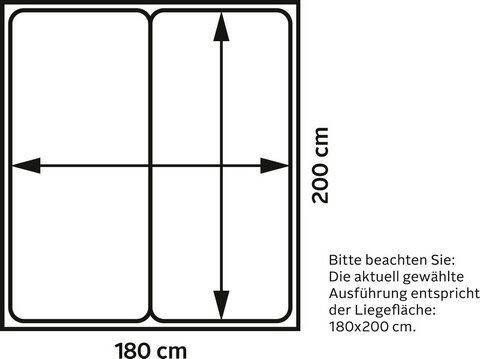 INOSIGN Boxspring Black & white incl. ledverlichting 3 hardheden - Foto 11