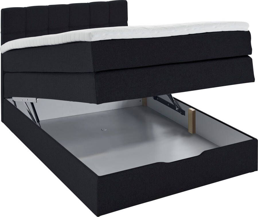 INOSIGN Boxspring Fornoli incl. topmatras en bedkist h3 in twee matrassoorten - Foto 3