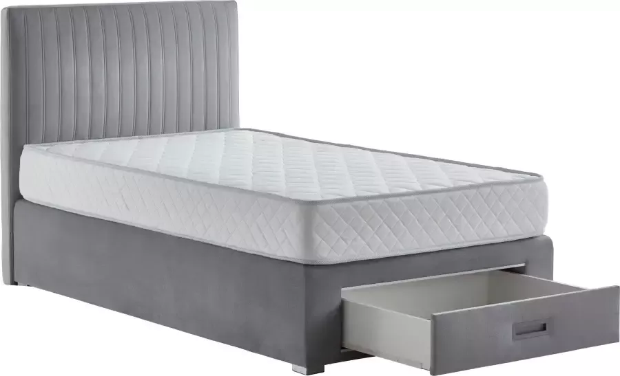 INOSIGN Boxspring Mackay 100% veganistisch gemakkelijk te onderhouden overtrekstof met lade - Foto 8