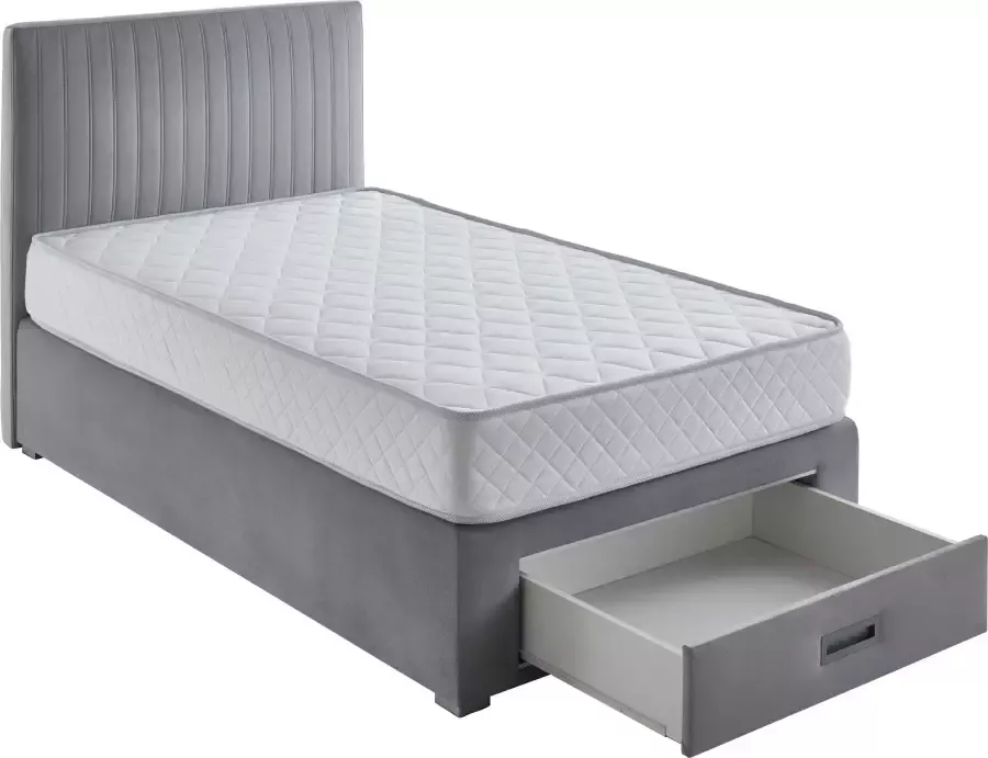 INOSIGN Boxspring Mackay 100% veganistisch gemakkelijk te onderhouden overtrekstof met lade - Foto 4