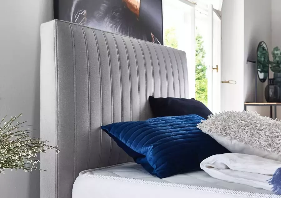 INOSIGN Boxspring Mackay 100% veganistisch gemakkelijk te onderhouden overtrekstof met lade - Foto 6