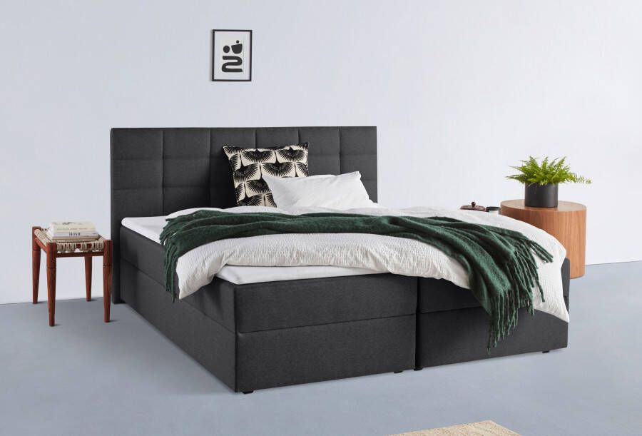 INOSIGN Boxspring OVALO optioneel met bedbox verkrijgbaar in h2 h3 & h4 - Foto 3