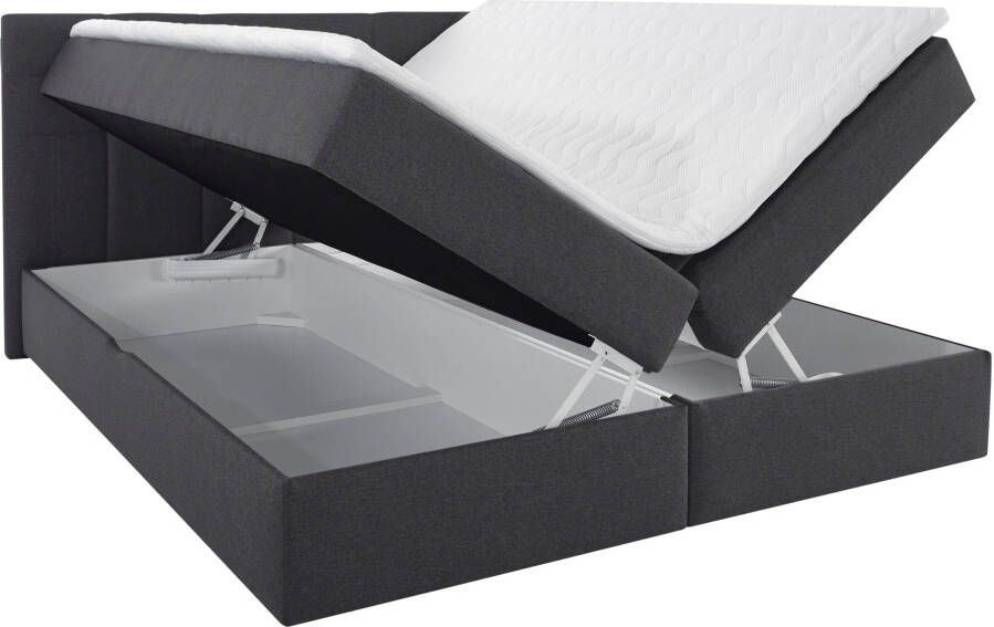 INOSIGN Boxspring OVALO optioneel met bedbox verkrijgbaar in h2 h3 & h4 - Foto 4