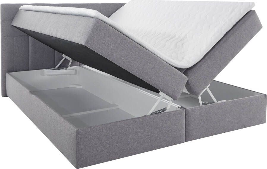 INOSIGN Boxspring OVALO optioneel met bedbox verkrijgbaar in h2 h3 & h4 - Foto 3