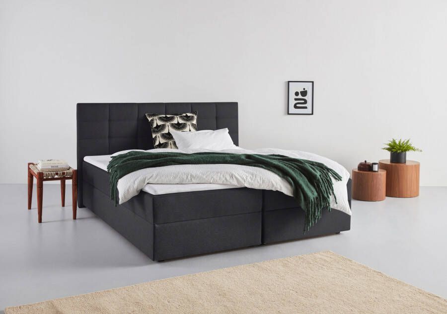 INOSIGN Boxspring OVALO optioneel met bedbox verkrijgbaar in h2 h3 & h4 - Foto 3