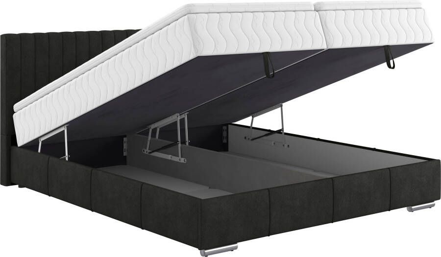 INOSIGN Boxspring Thor mit Bettkasten inkl. Matratze Topseller Topmatras en sierkussen in verschillende hardheden beschikbaar - Foto 2