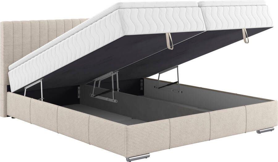 INOSIGN Boxspring Thor met bedbodem incl. matras topverkoper Topmatras en sierkussen in verschillende hardheden beschikbaar - Foto 2