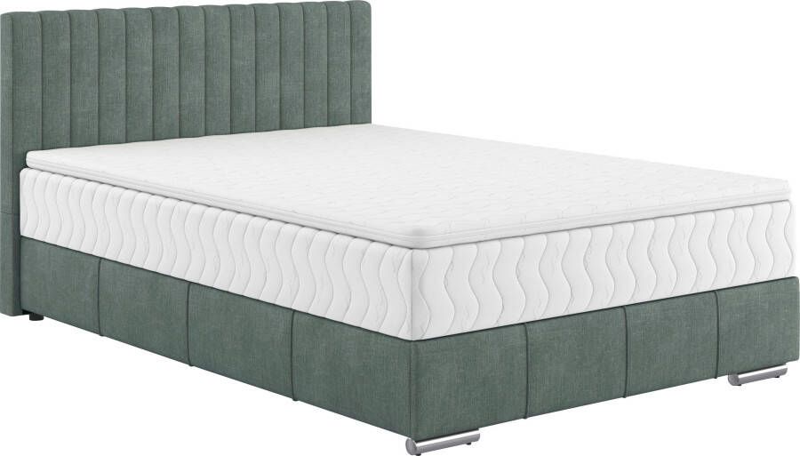INOSIGN Boxspring Thor met bedbodem incl. matras topverkoper Topmatras en sierkussen in verschillende hardheden beschikbaar - Foto 3