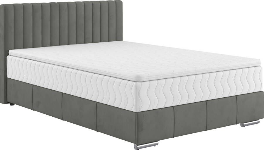 INOSIGN Boxspring Thor met bedbodem incl. matras topverkoper Topmatras en sierkussen in verschillende hardheden beschikbaar - Foto 3