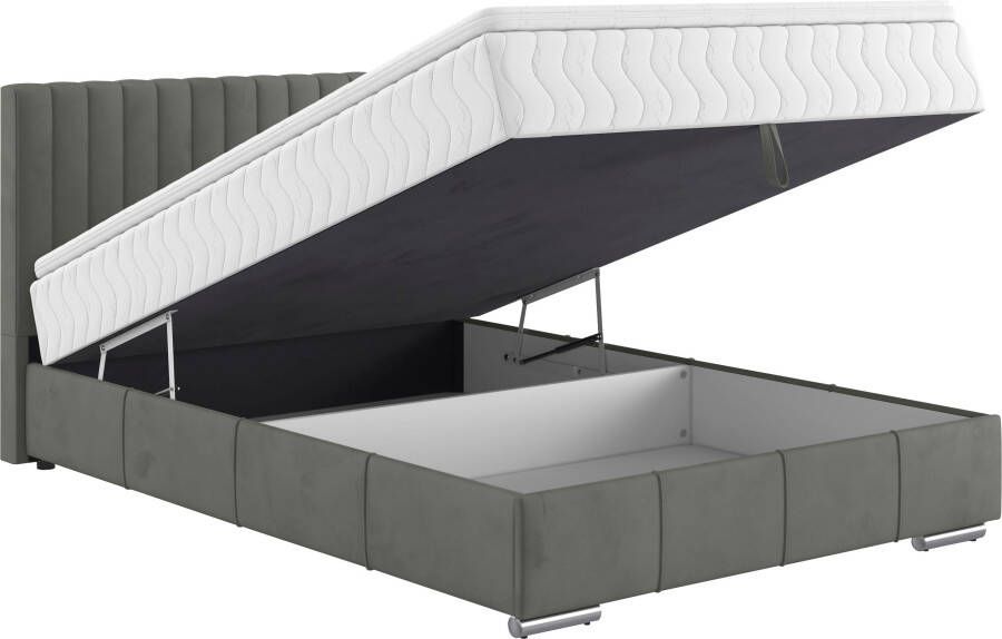 INOSIGN Boxspring Thor met bedbodem incl. matras topverkoper Topmatras en sierkussen in verschillende hardheden beschikbaar - Foto 2