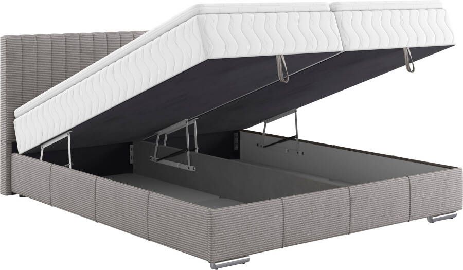 INOSIGN Boxspring Thor met bedbodem incl. matras topverkoper Topmatras en sierkussen in verschillende hardheden beschikbaar - Foto 2