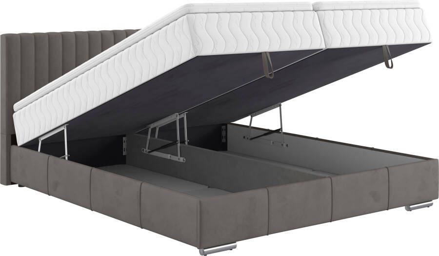 INOSIGN Boxspring Thor met bedbodem incl. matras topverkoper Topmatras en sierkussen in verschillende hardheden beschikbaar - Foto 2