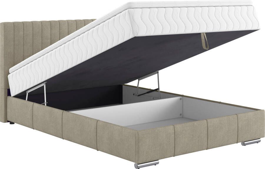 INOSIGN Boxspring Thor met bedbodem incl. matras topverkoper Topmatras en sierkussen in verschillende hardheden beschikbaar - Foto 2