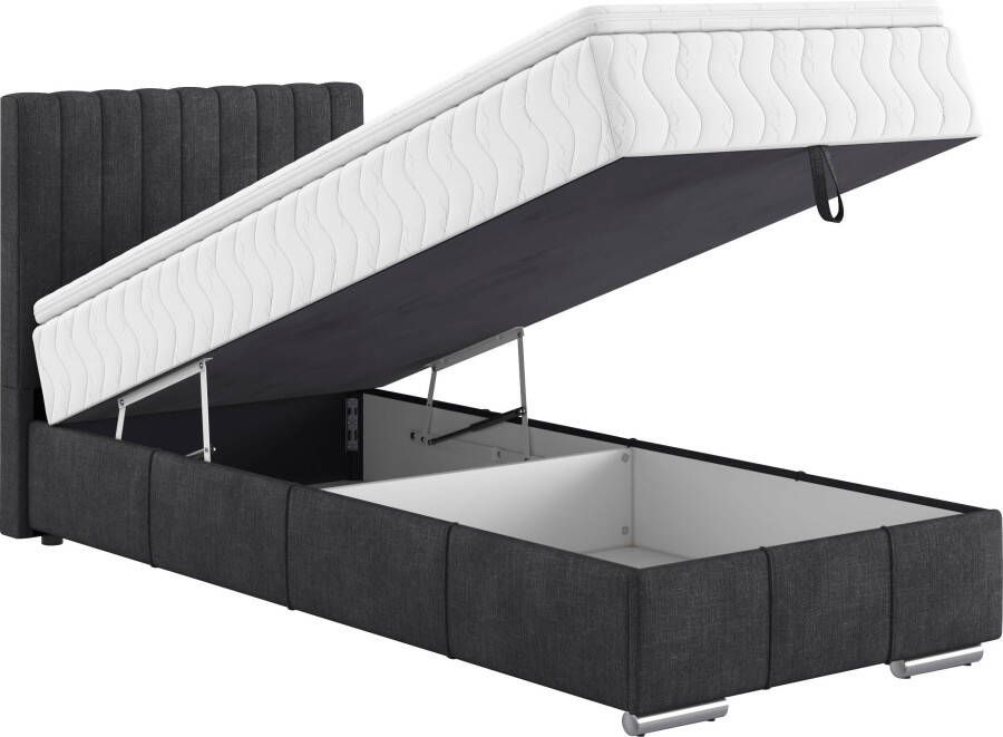 INOSIGN Boxspring Thor met bedbodem incl. matras topverkoper Topmatras en sierkussen in verschillende hardheden beschikbaar - Foto 2