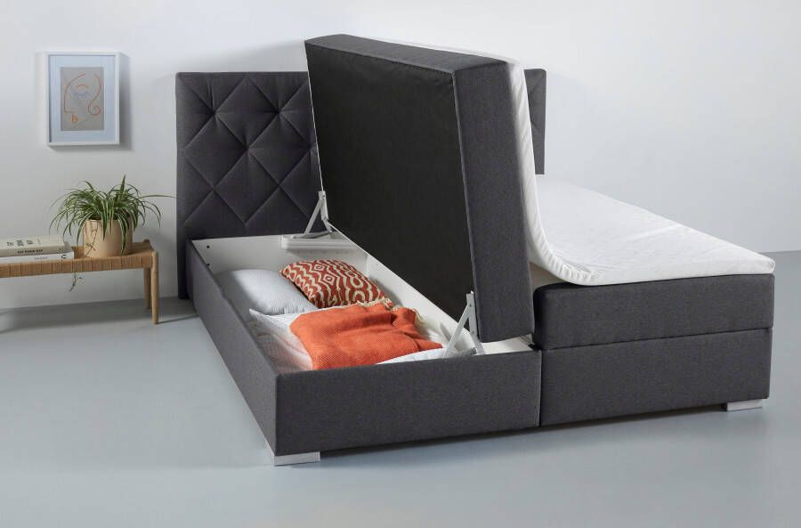 INOSIGN Boxspring Tynan optioneel met bedbox verkrijgbaar in h2 h3 & h4 - Foto 3