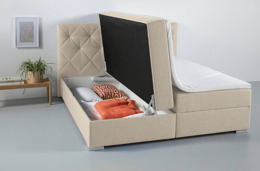 INOSIGN Boxspring Tynan optioneel met bedbox verkrijgbaar in h2 h3 & h4 - Foto 3