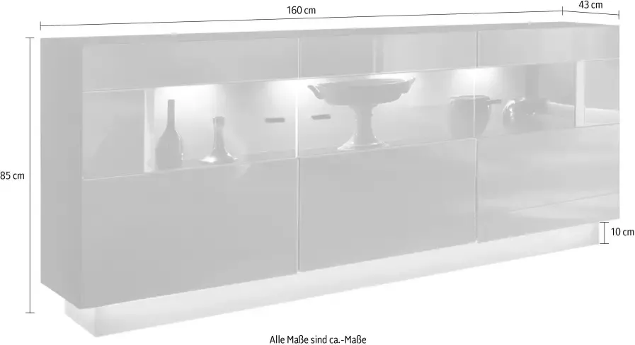 INOSIGN Dressoir Denira Breedte ca. 160 cm - Foto 5