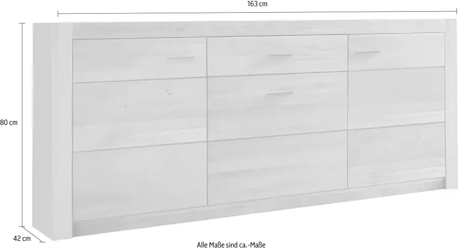 INOSIGN Dressoir Hartford Breedte ca. 163 cm - Foto 6