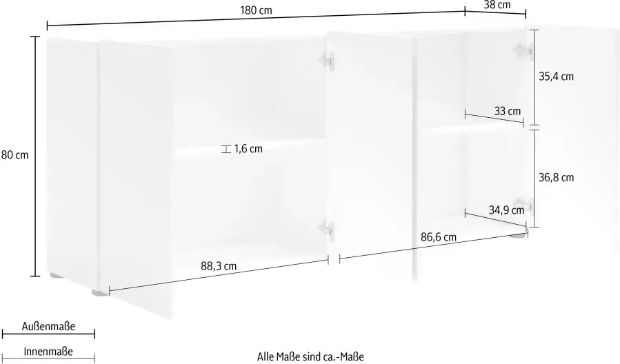 INOSIGN Dressoir Mister - Foto 5