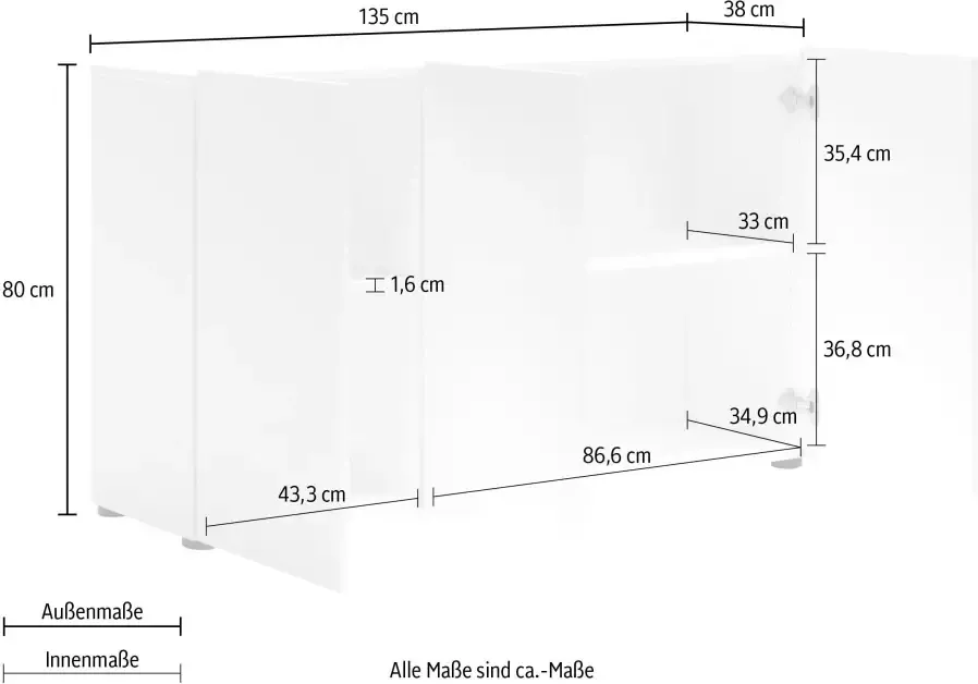 INOSIGN Dressoir Mister - Foto 4