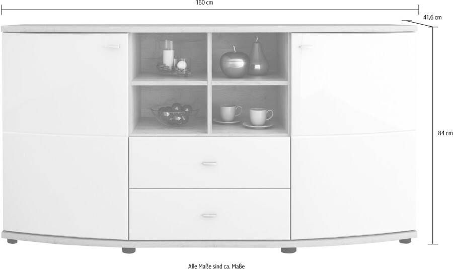 INOSIGN Dressoir Polo Breedte ca. 160 cm - Foto 5