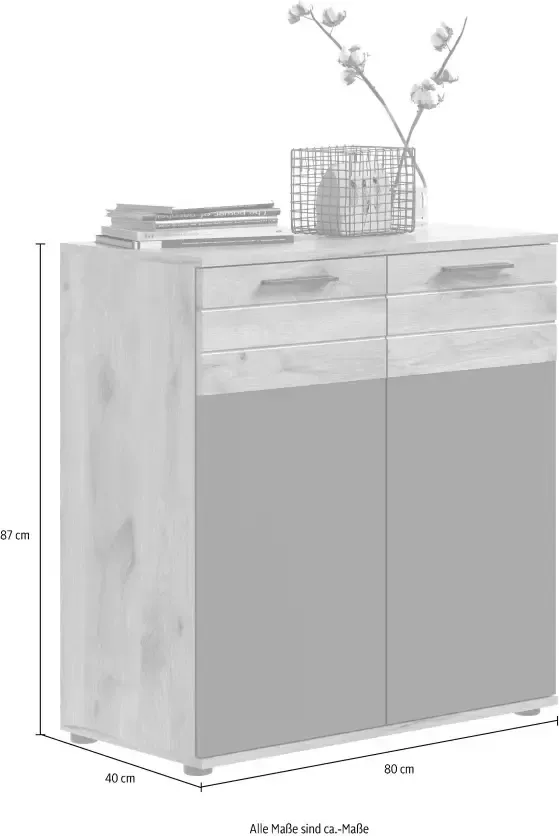 INOSIGN Dressoir Riga Breedte 80 cm - Foto 3