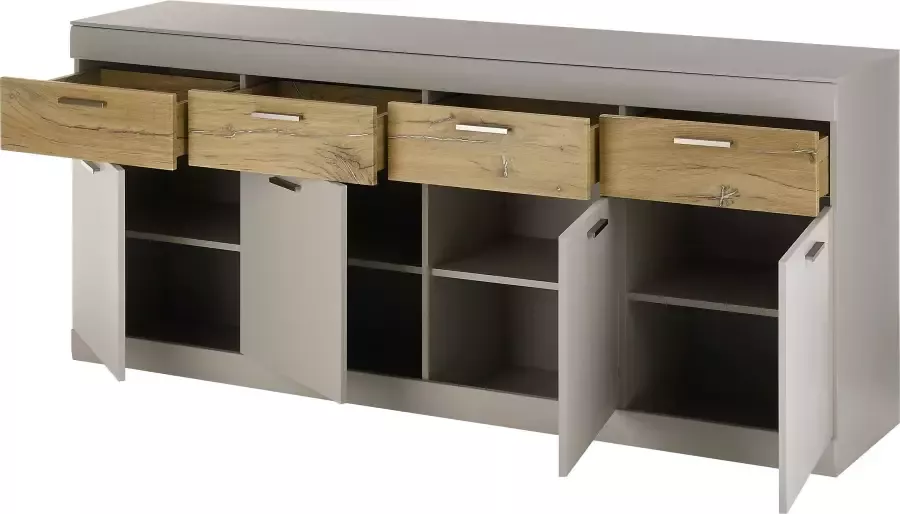 INOSIGN Dressoir SCARA met applicatie tineiken decor breedte 200 cm met soft-closefunctie - Foto 6