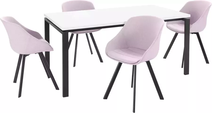 INOSIGN Eethoek met 4 stoelen (5-delig) - Foto 3