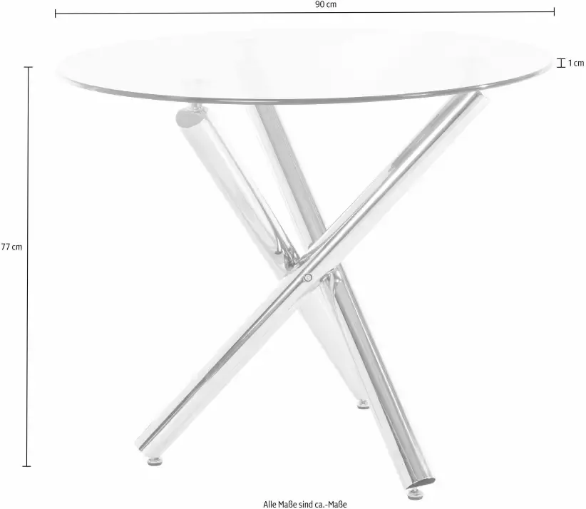 INOSIGN Eettafel Breedte 90-130 cm - Foto 4