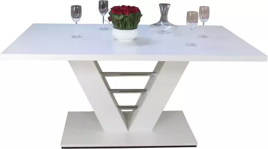 INOSIGN Eettafel op zuil Bachrein Breedte 160 cm