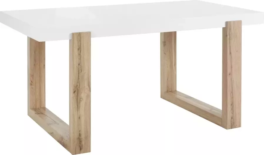 INOSIGN Eettafel Solid wit hoogglanzend tafelblad in twee verschillende afmetingen - Foto 3