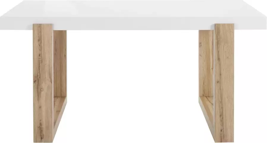 INOSIGN Eettafel Solid wit hoogglanzend tafelblad in twee verschillende afmetingen - Foto 5