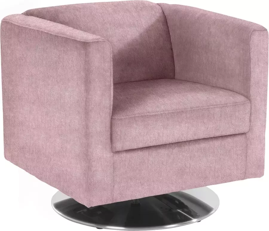 INOSIGN Fauteuil Bob Drehsessel draaibaar met plaatvoet (set)