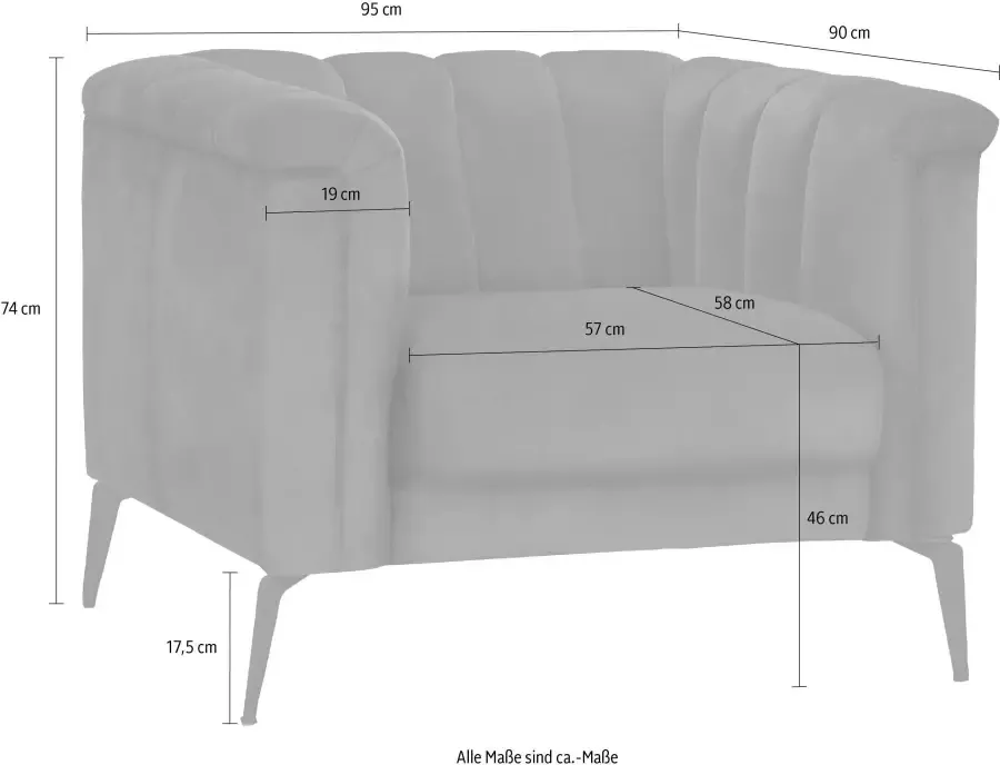 INOSIGN Fauteuil Lomani in een stijlvol design - Foto 4