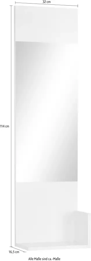 INOSIGN Spiegelpaneel Kosmo Breedte 32 cm met 1 planchet - Foto 4