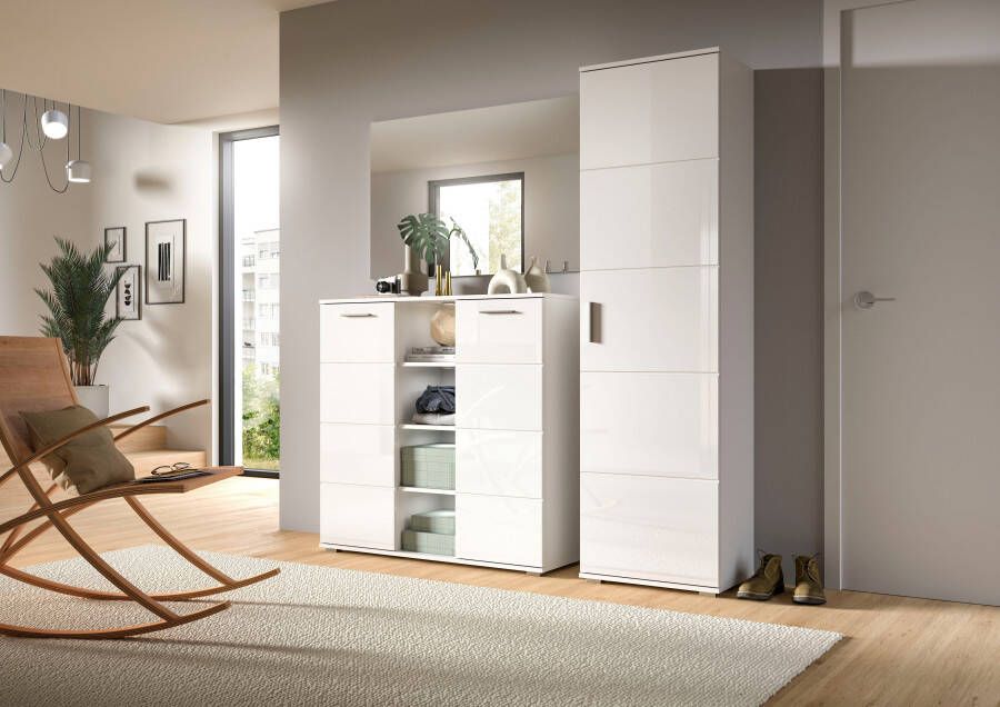 INOSIGN Garderobespiegel Valge Breedte 109 cm inclusief Materiaal voor Wandmontage Spiegel wandspiegel gangspiegel halspiegel spiegelpaneel - Foto 2